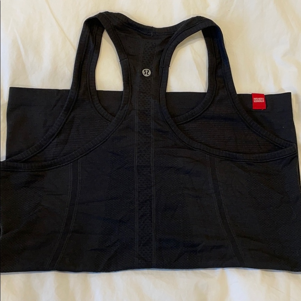 Lululemon Muscle Milk Branded Tank Top